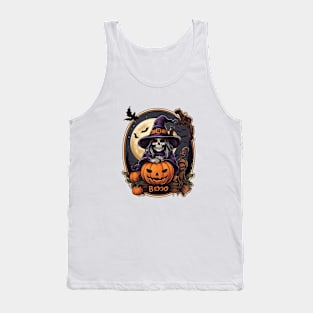 Ghost Halloween Costume Funny Tank Top